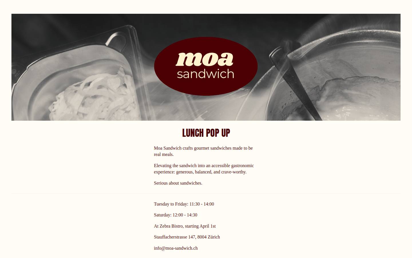 moa-sandwich.ch homepage screenshot
