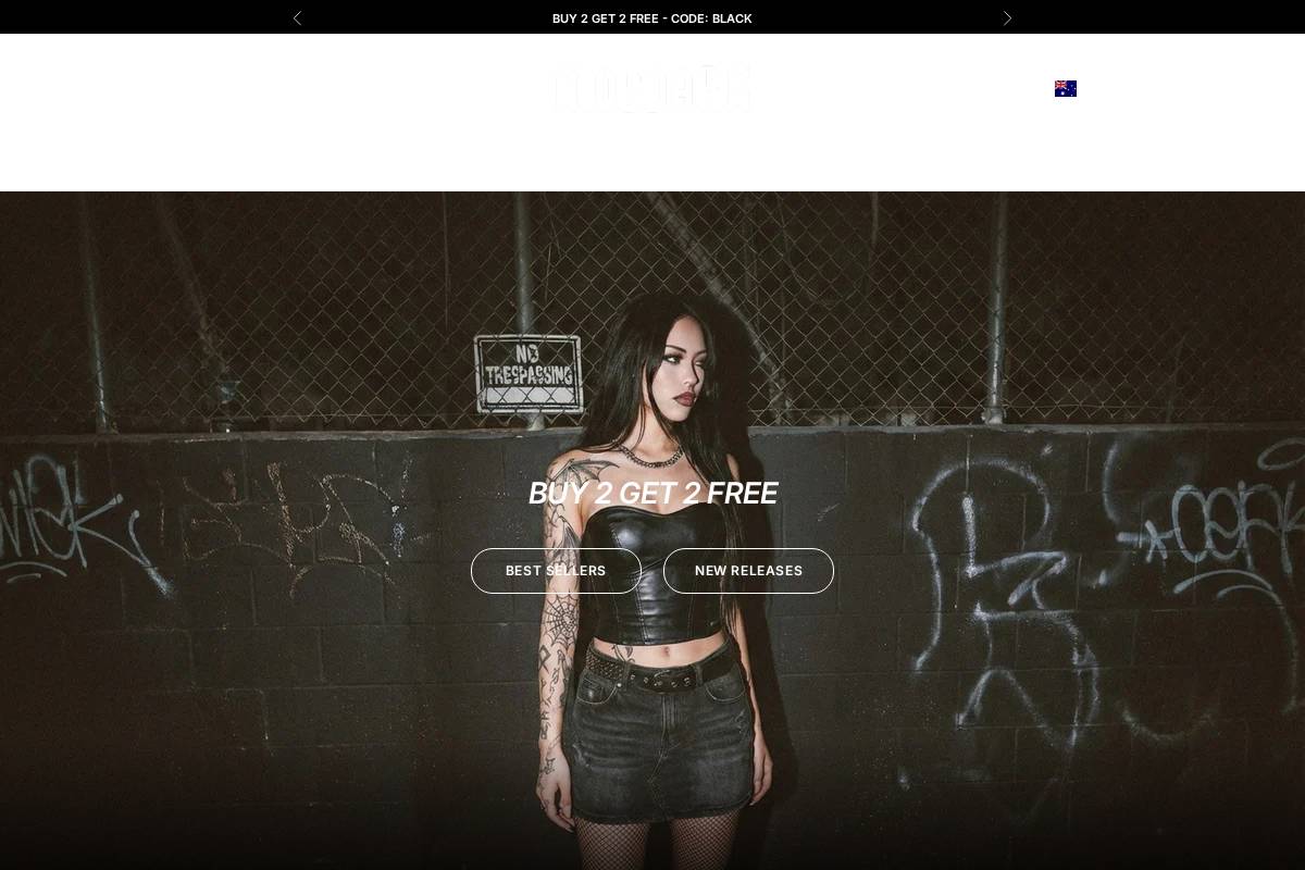 Mobdark homepage screenshot