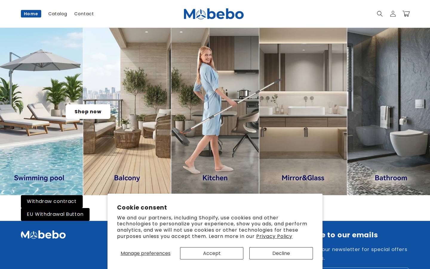 mobebo.com homepage screenshot