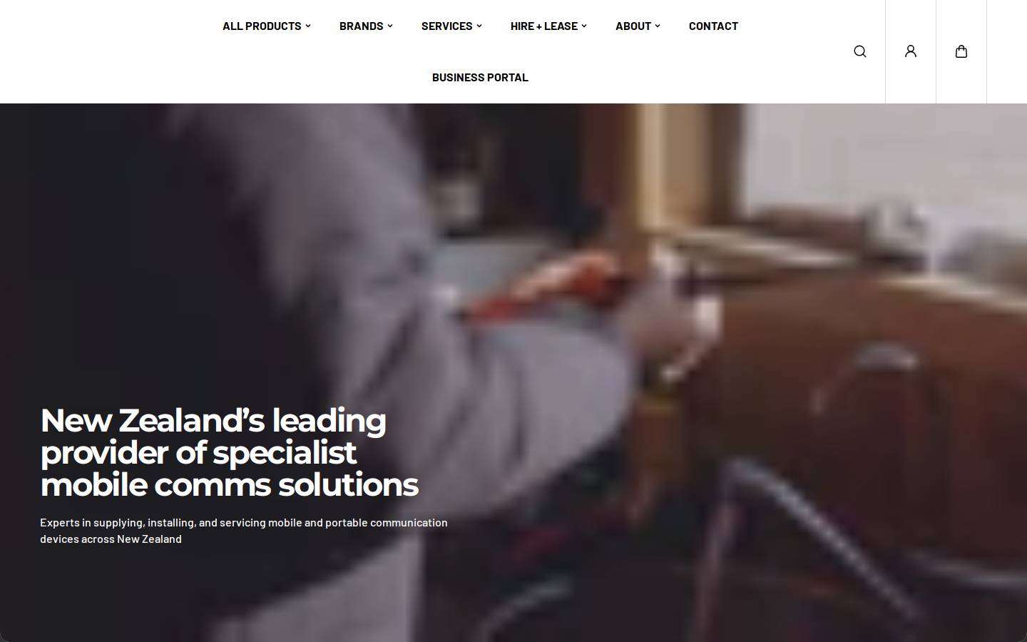 Mobilesystems homepage screenshot