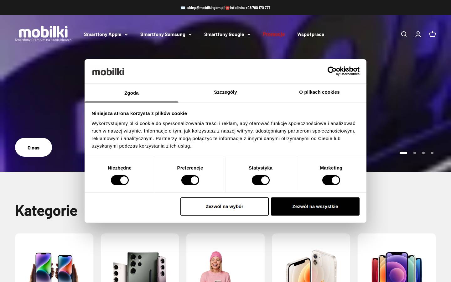 mobilkigsm.pl homepage screenshot