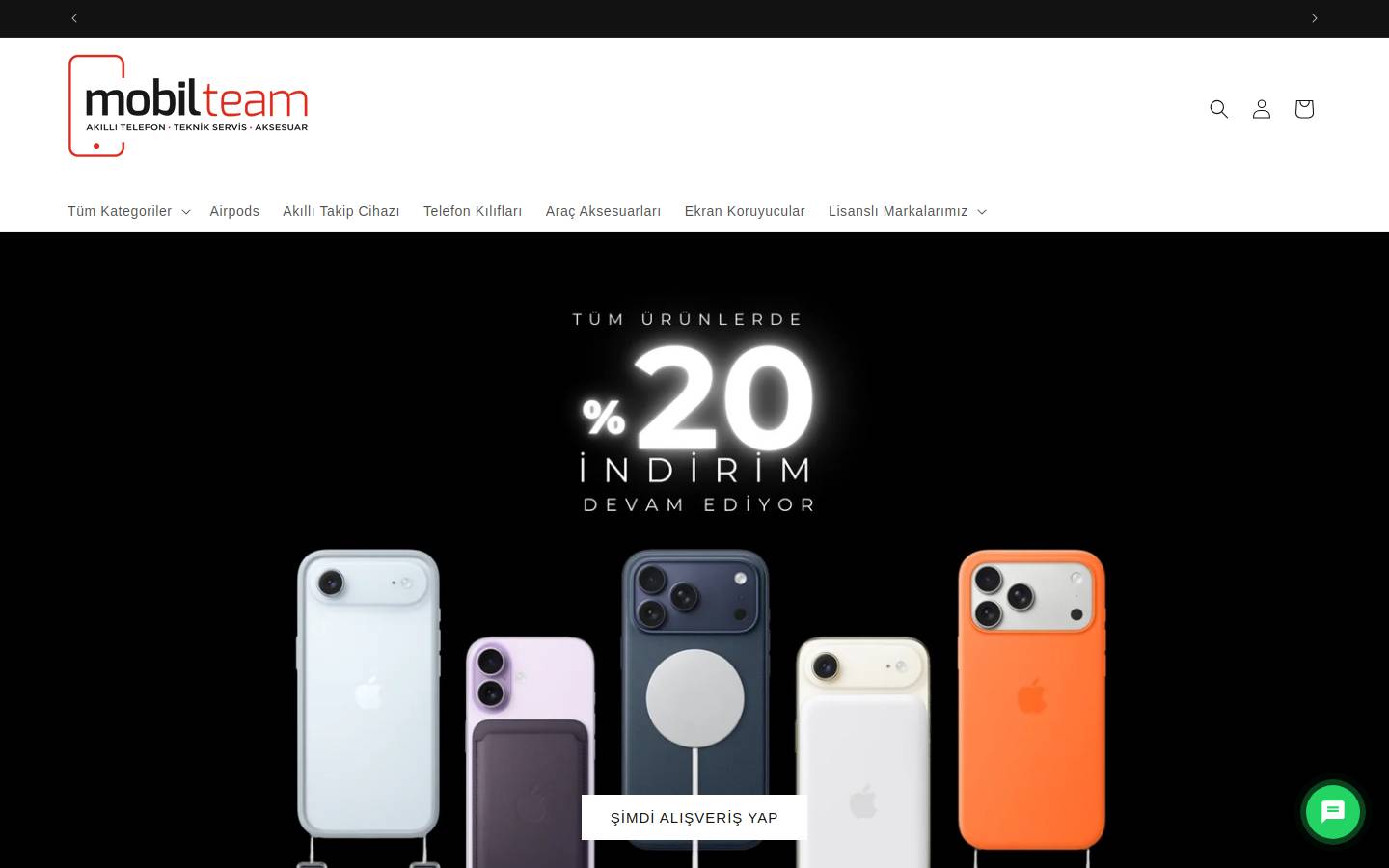 mobilteam.com.tr homepage screenshot