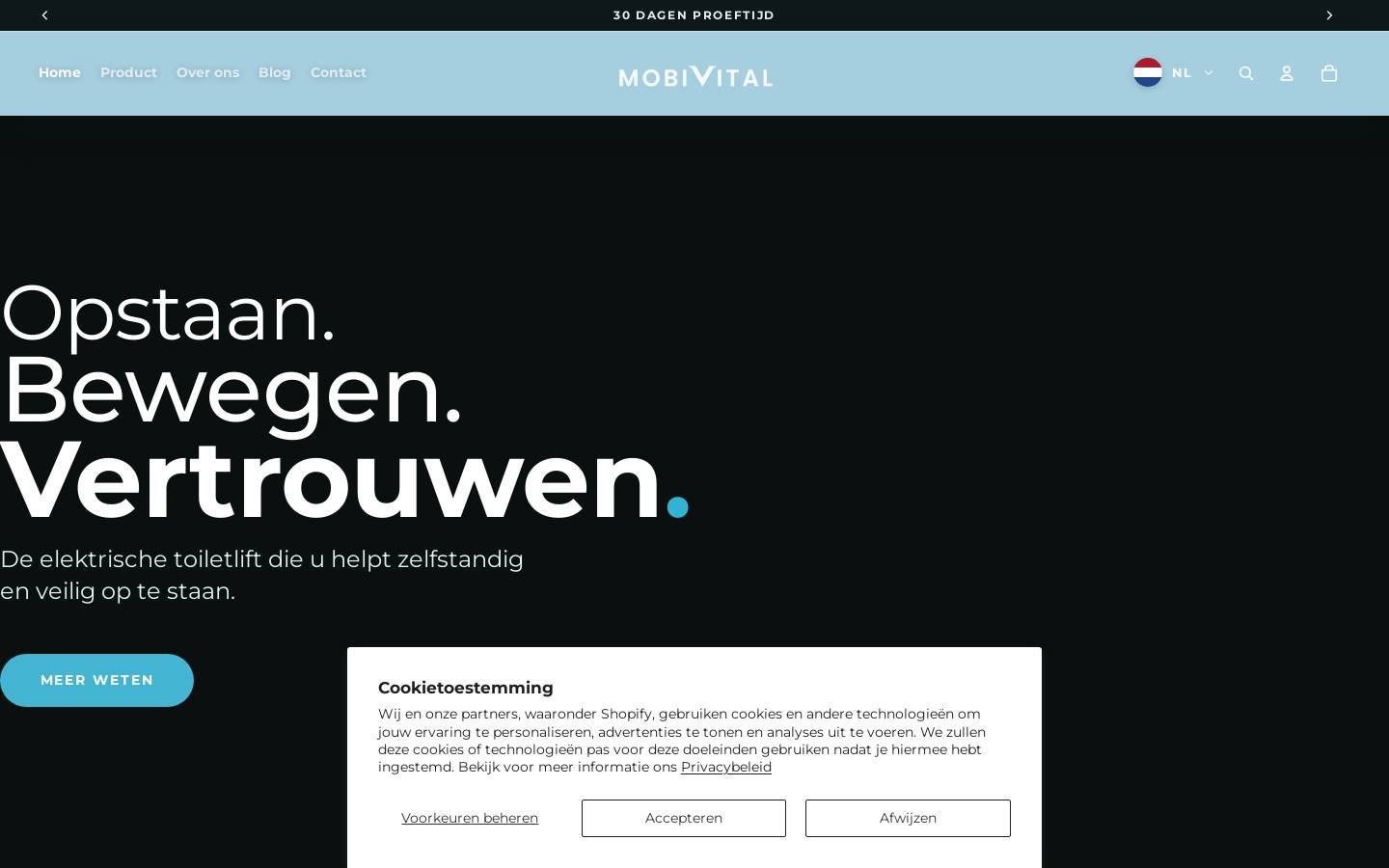 mobivital.com homepage screenshot