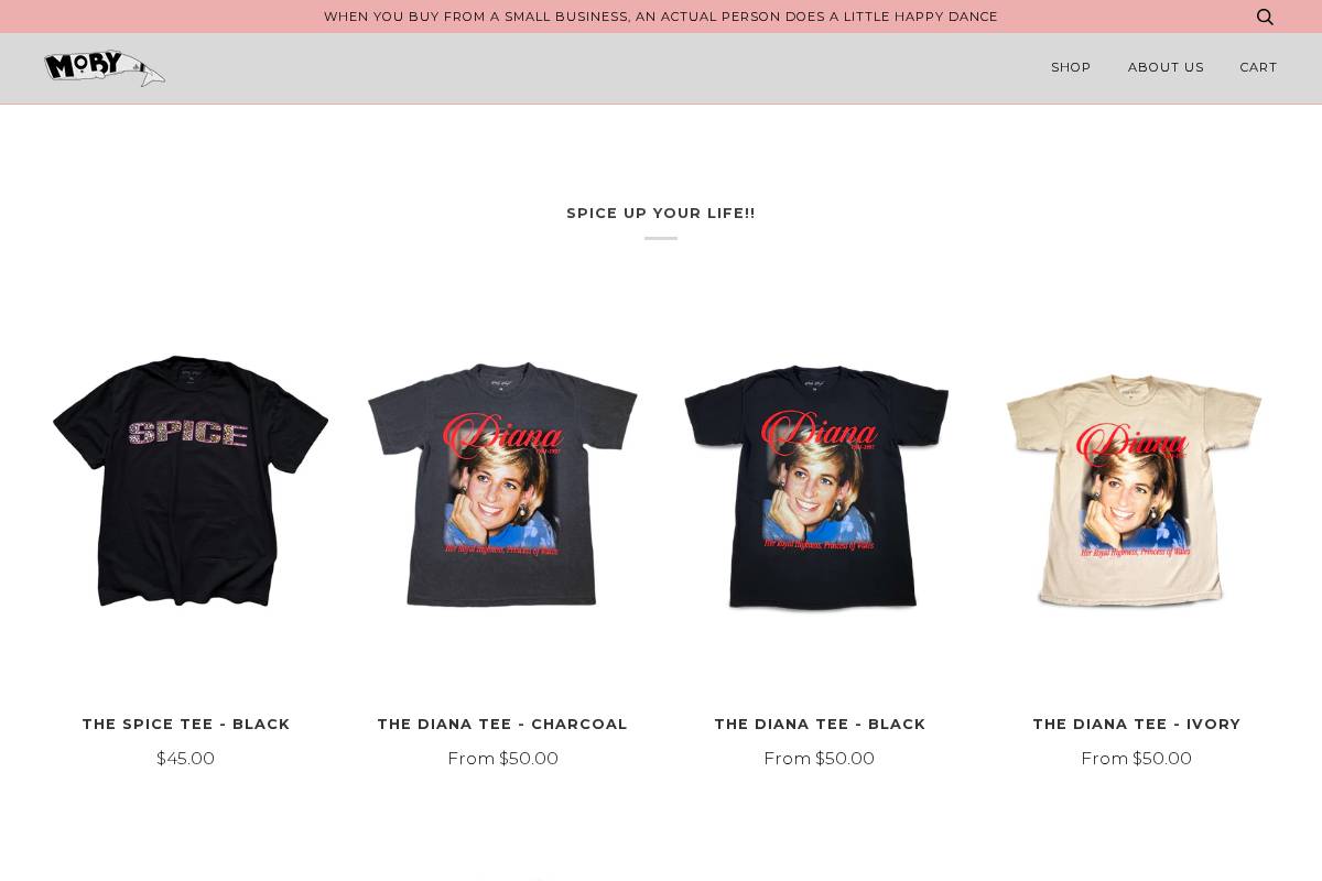 mobythrift.com homepage screenshot