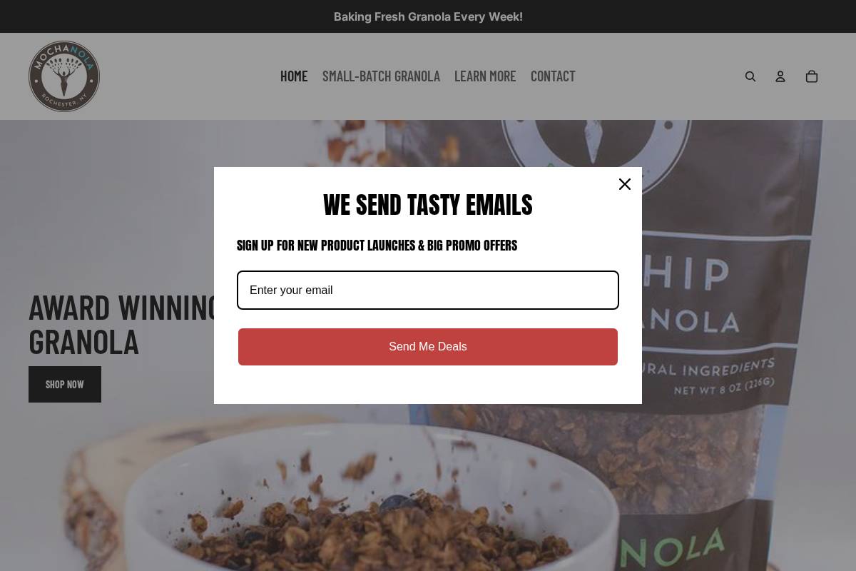 mochanola.com homepage screenshot