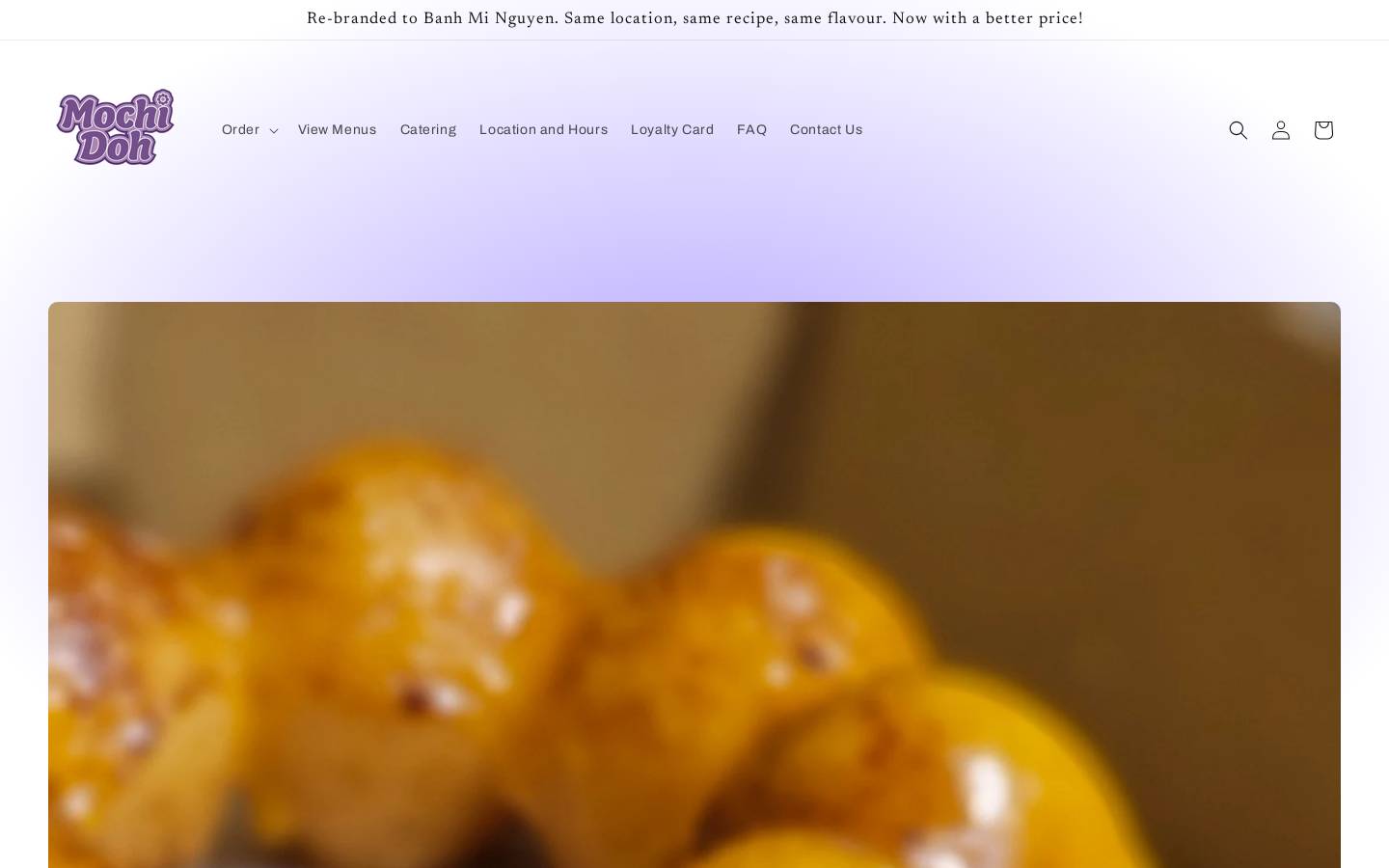 mochidoh.ca homepage screenshot
