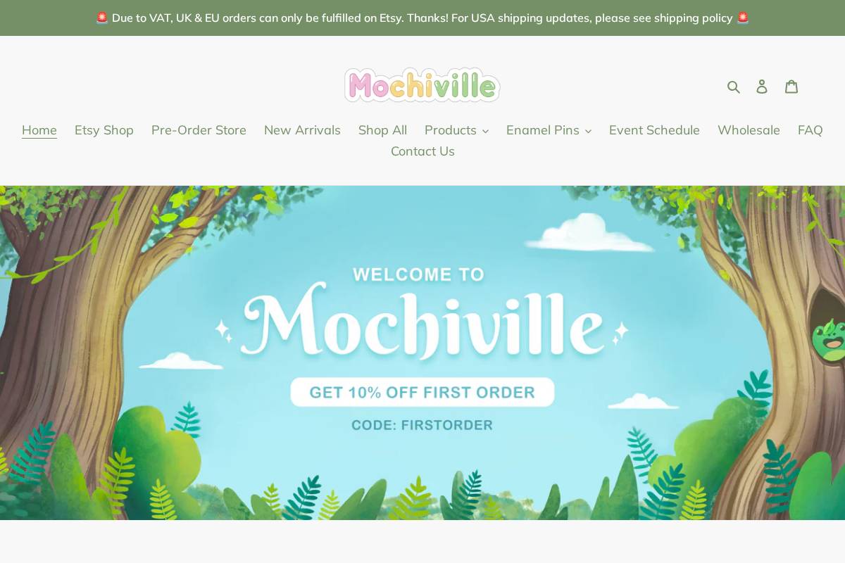 mochiville.com homepage screenshot