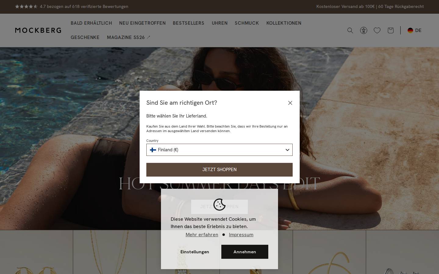 Mockberg homepage screenshot