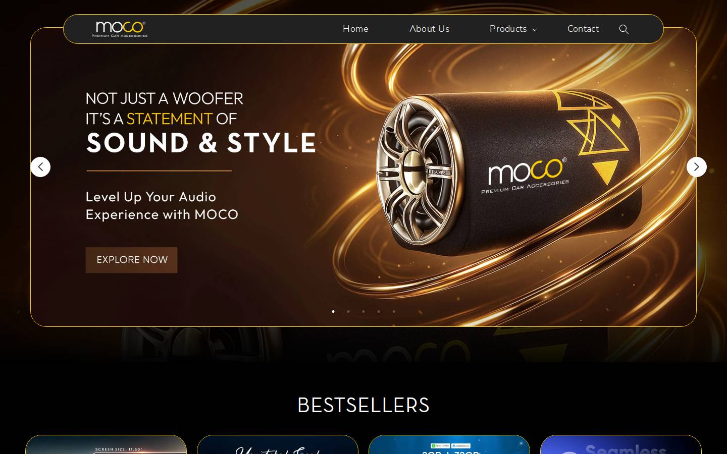 moco.co.in homepage screenshot