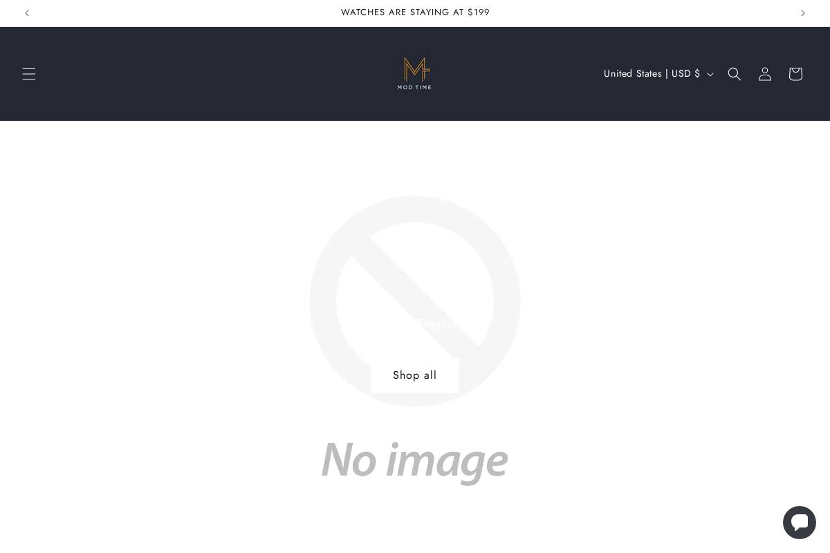 mod-time.com homepage screenshot