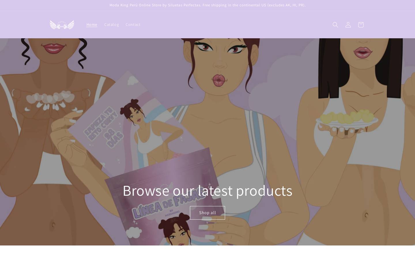 modaking-us.com homepage screenshot