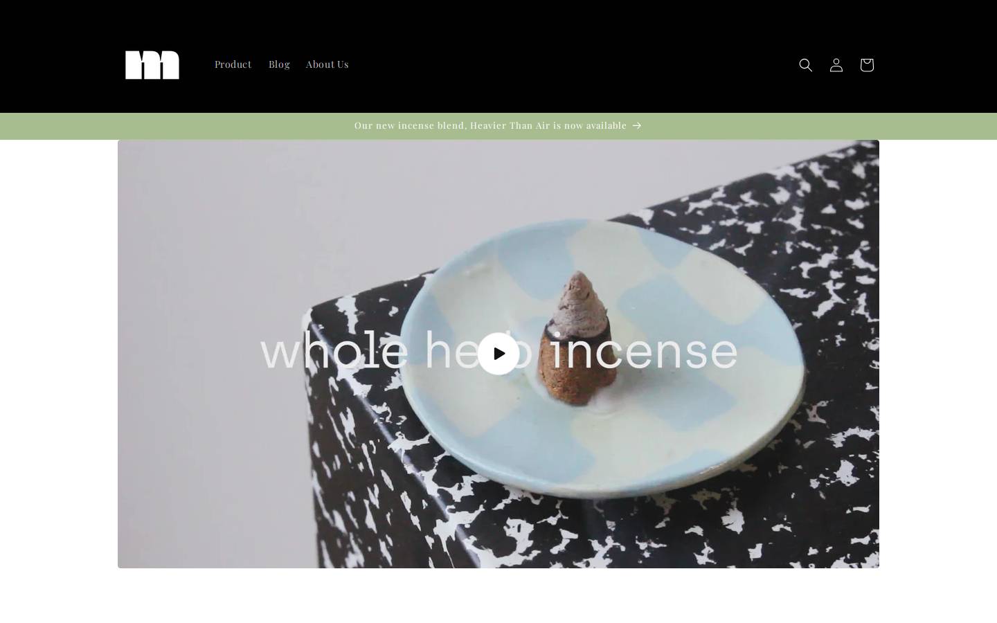 Modal Olfactive homepage screenshot