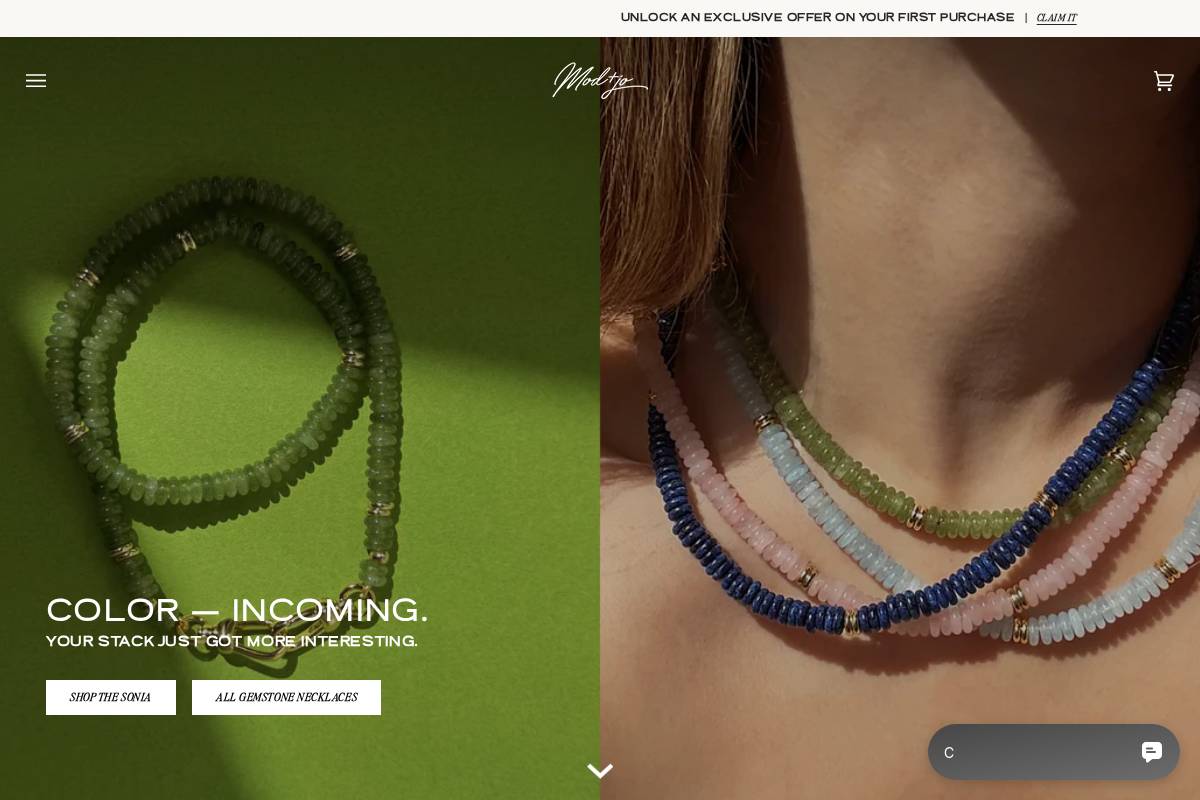 modandjo.com homepage screenshot