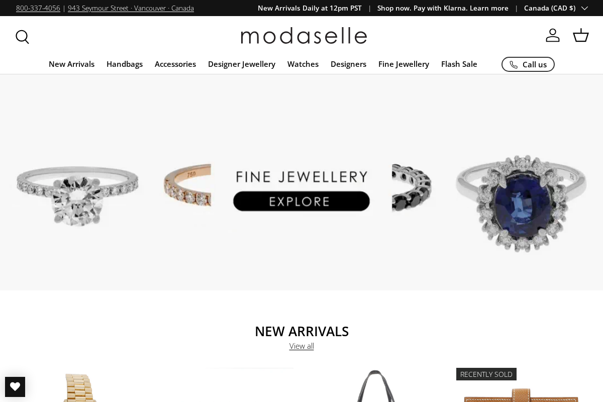 Modaselle homepage screenshot