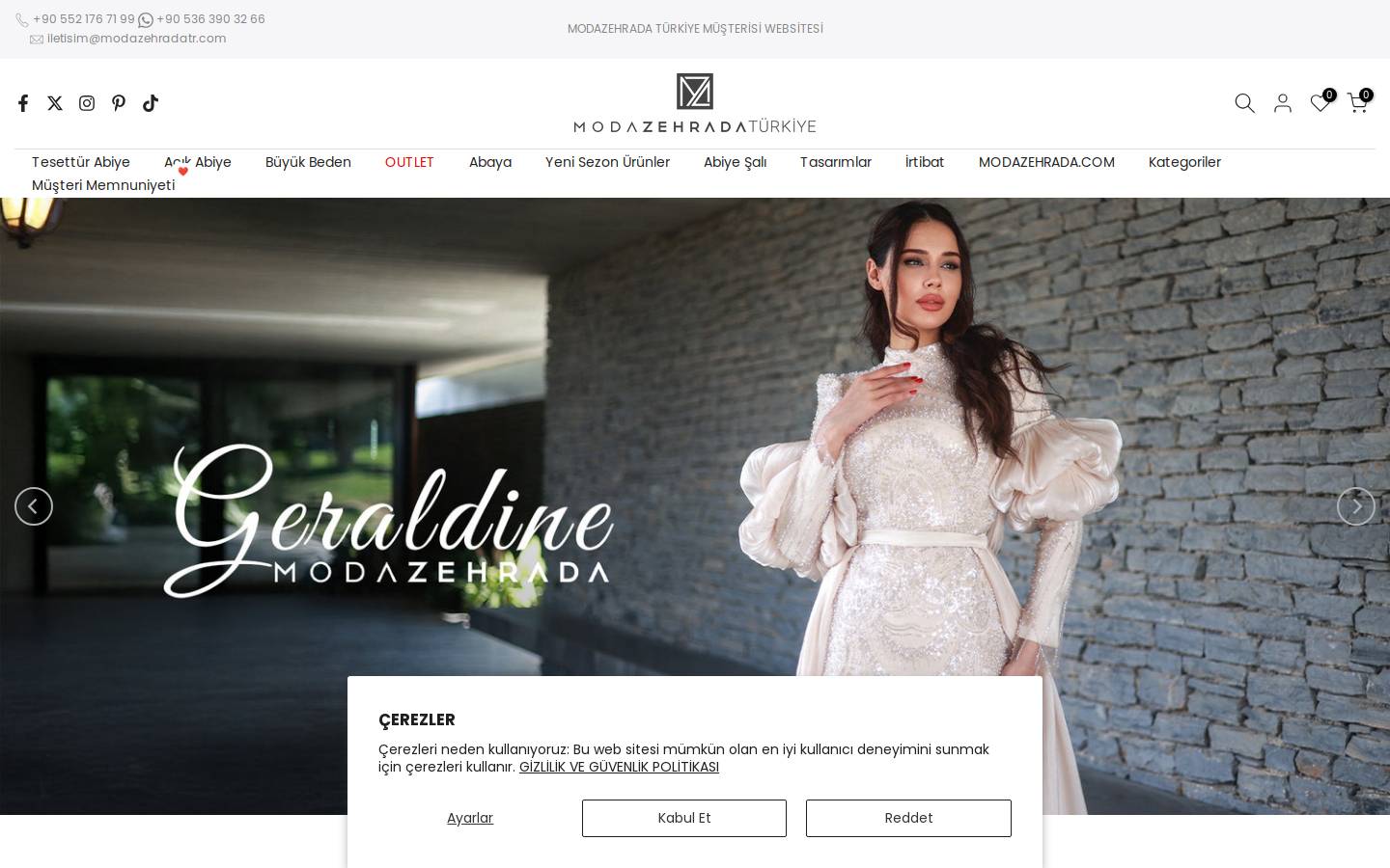 modazehradatr.com homepage screenshot