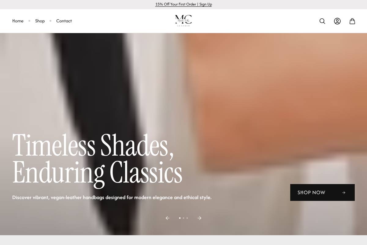 modchicleather.com homepage screenshot