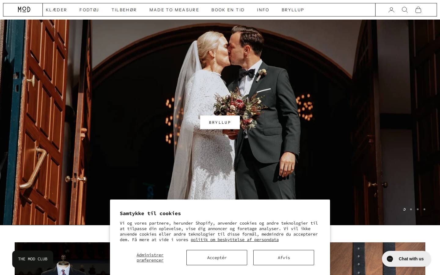MOD homepage screenshot