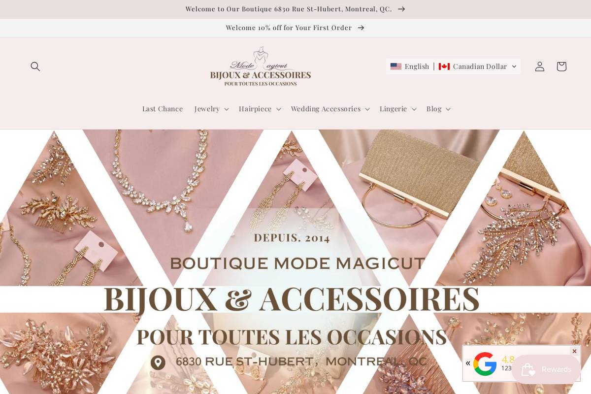 modemagicut.ca homepage screenshot
