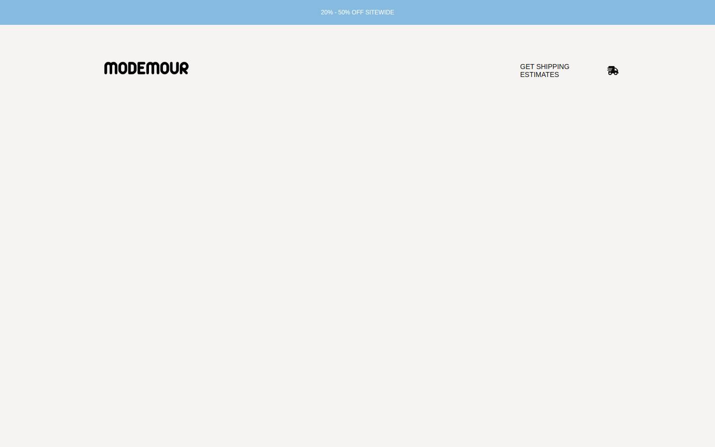 modemour.com homepage screenshot