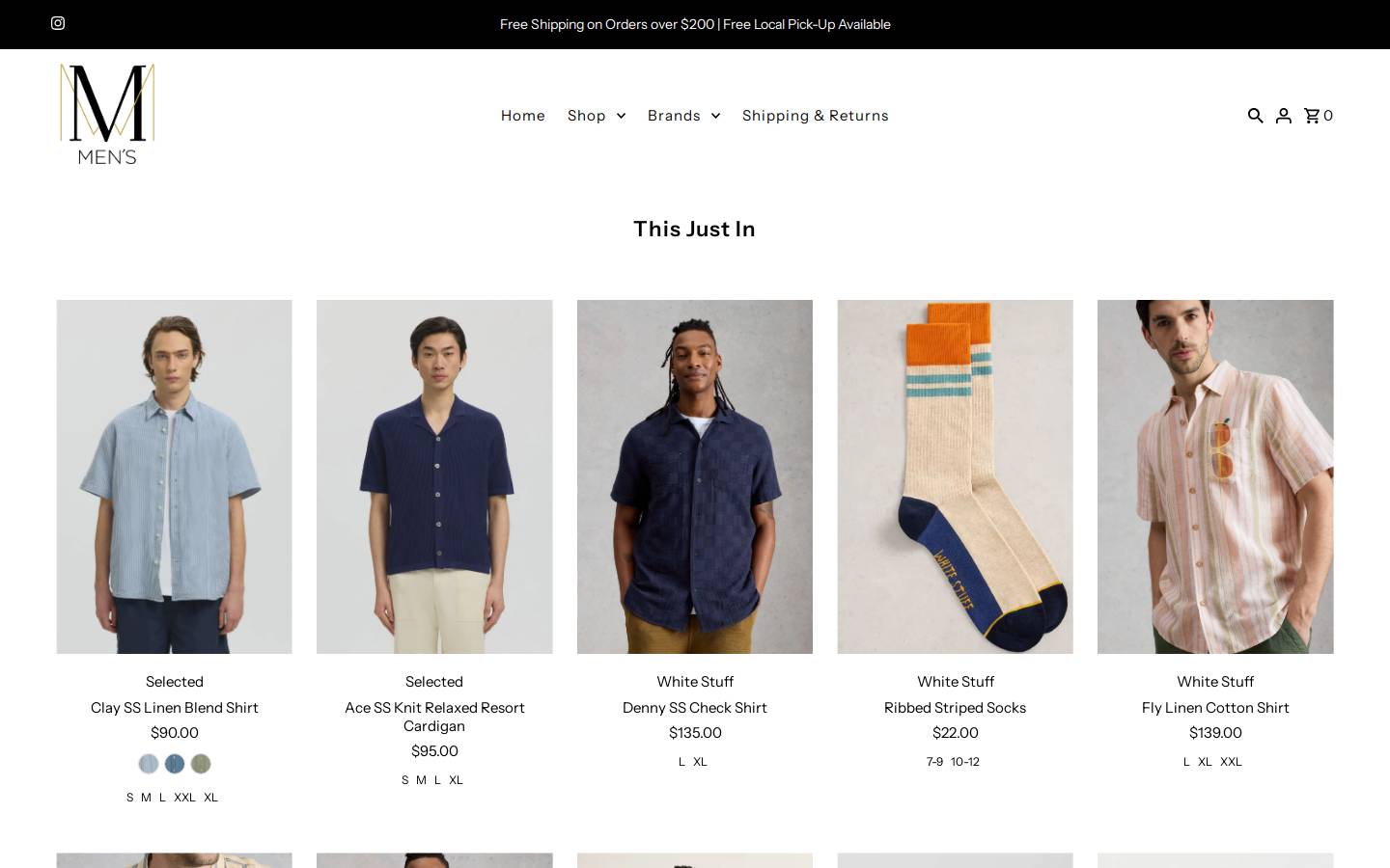 modenmens.com homepage screenshot