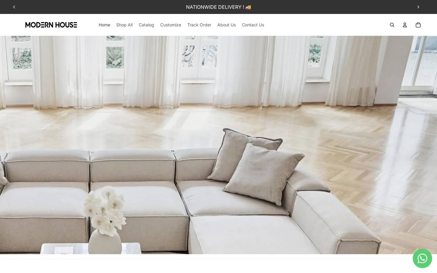 modern-house.co.za homepage screenshot