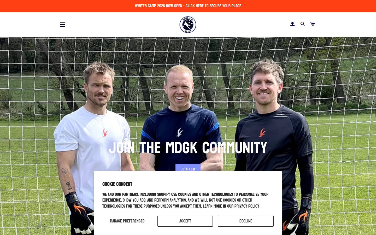 moderndaygk.com homepage screenshot
