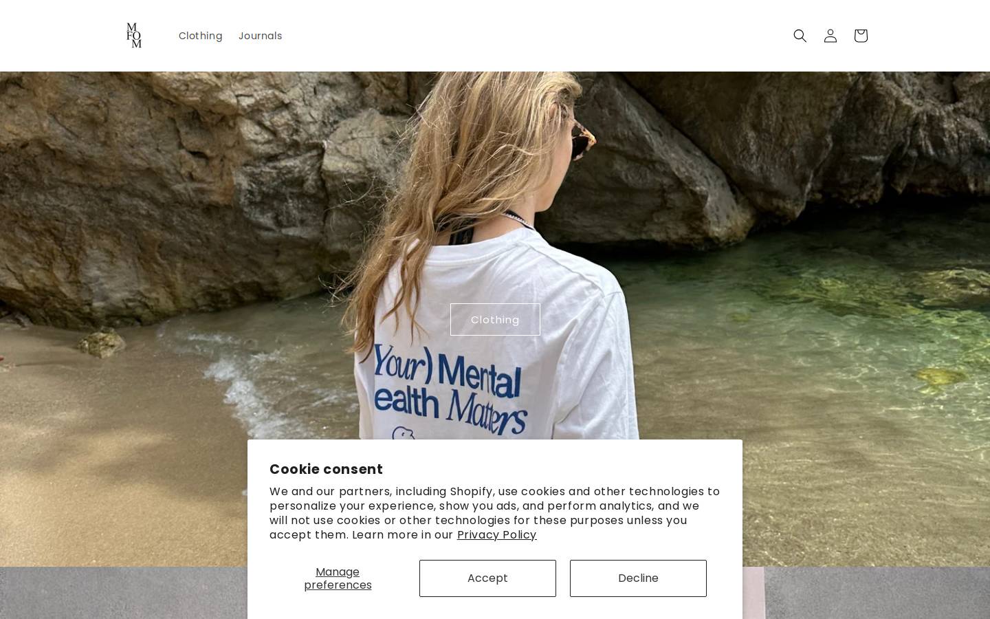 modernfom.com homepage screenshot