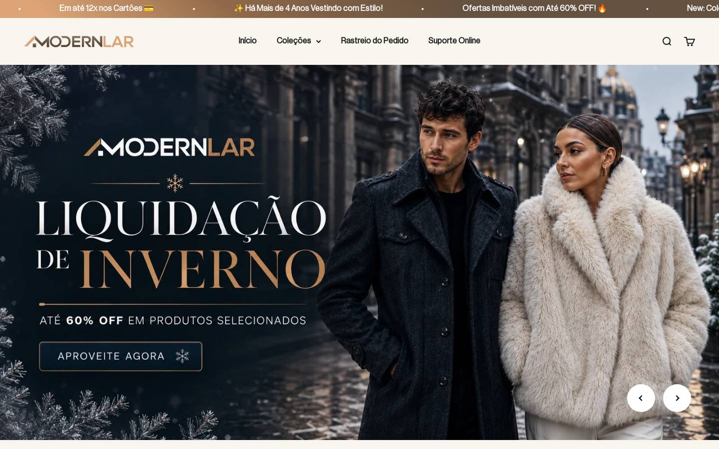 modernlar.com homepage screenshot