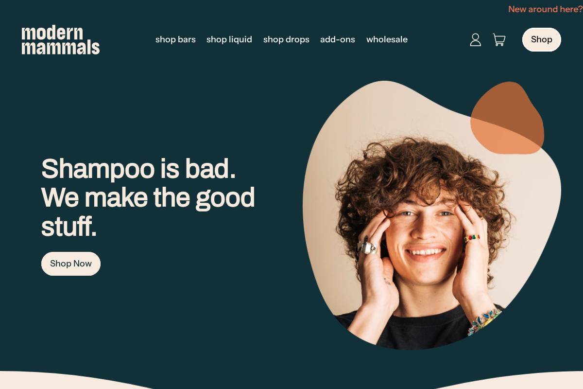 modernmammals.com homepage screenshot