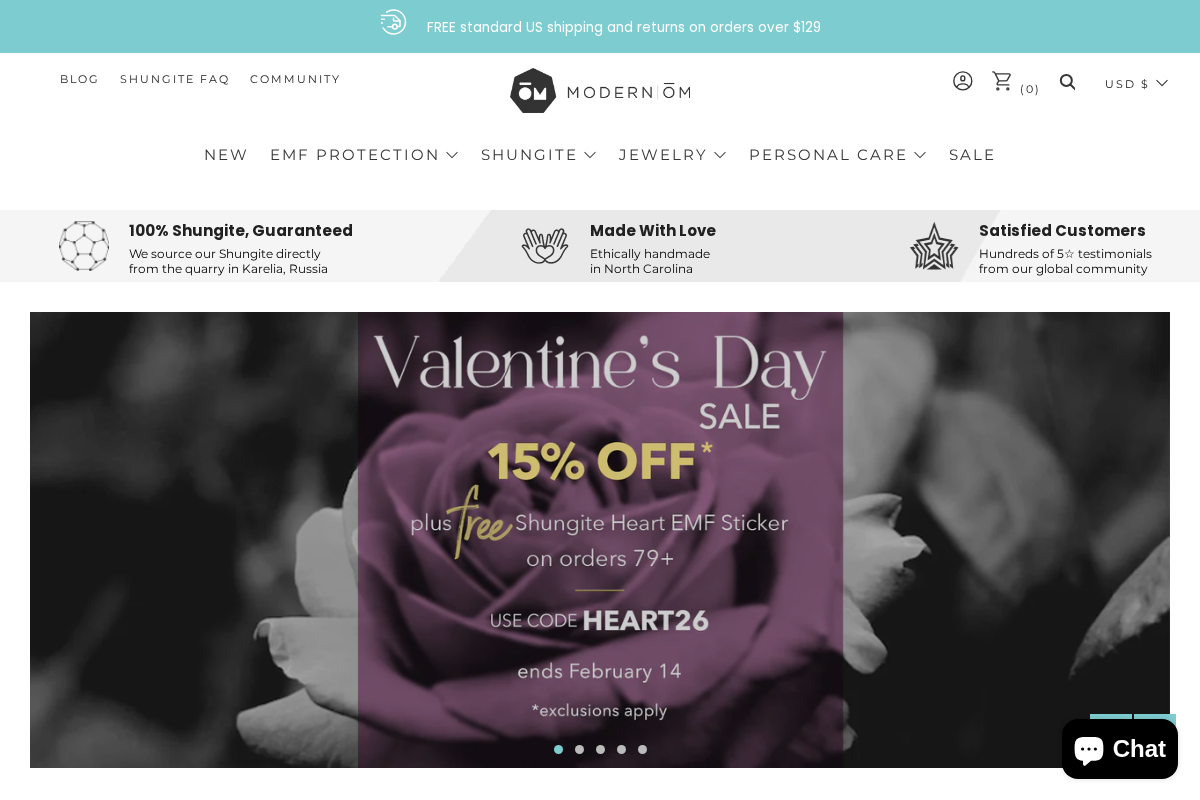 Modern ŌM homepage screenshot