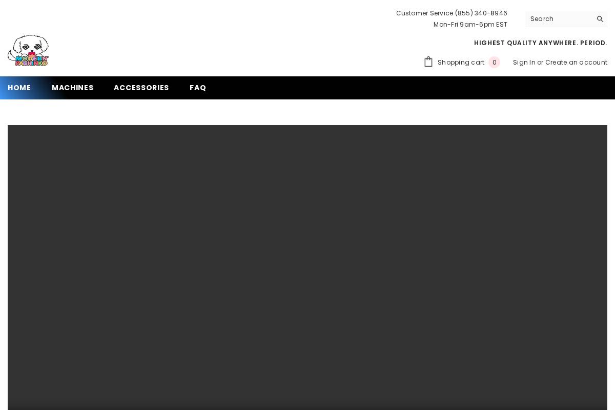 modernpachinko.com homepage screenshot