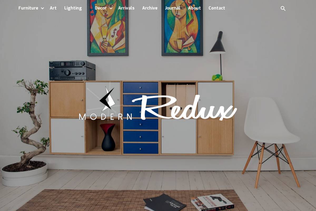modernredux.com homepage screenshot