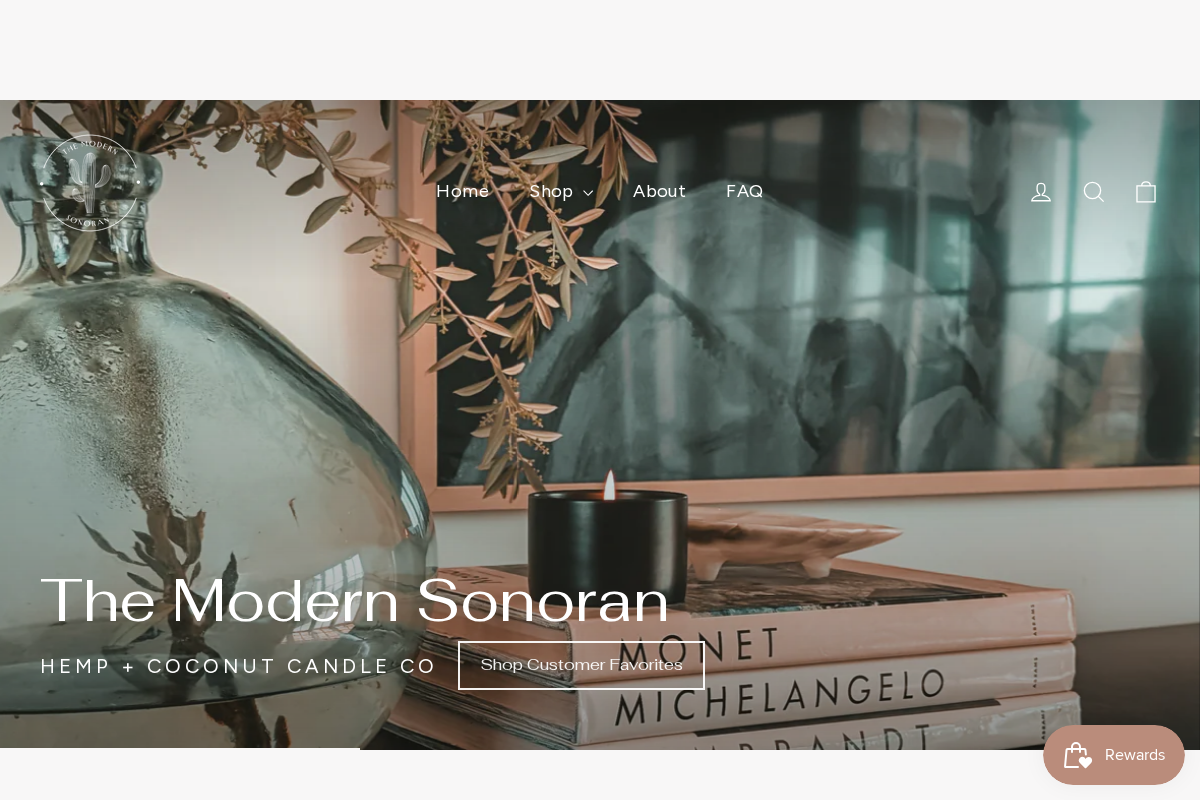 The Modern Sonoran homepage screenshot
