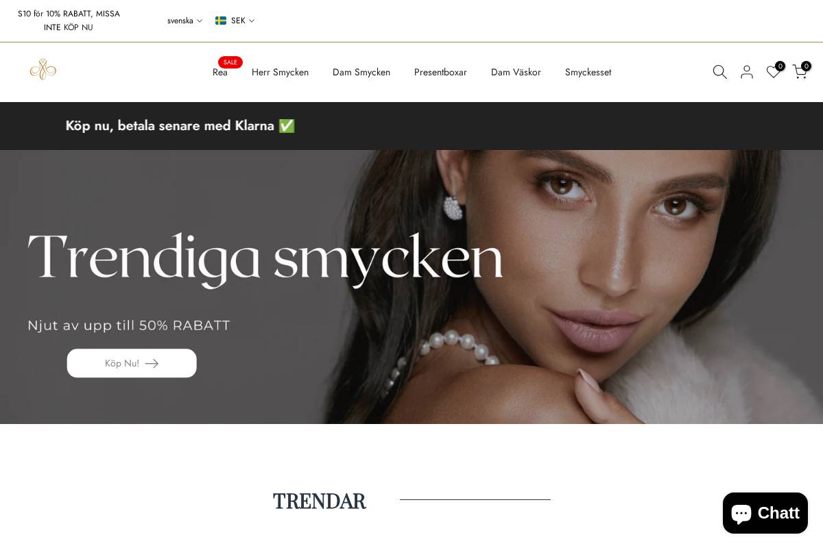 modernsweden.shop homepage screenshot