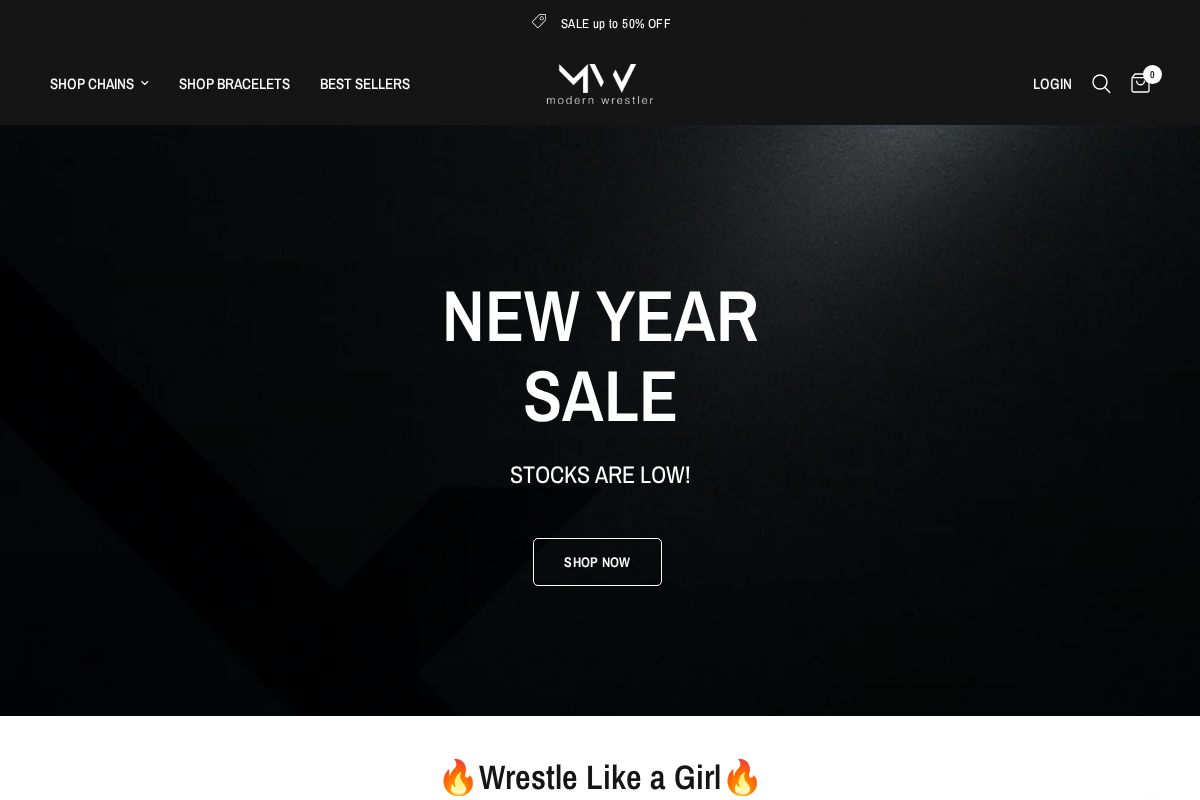 modernwrestler.com homepage screenshot