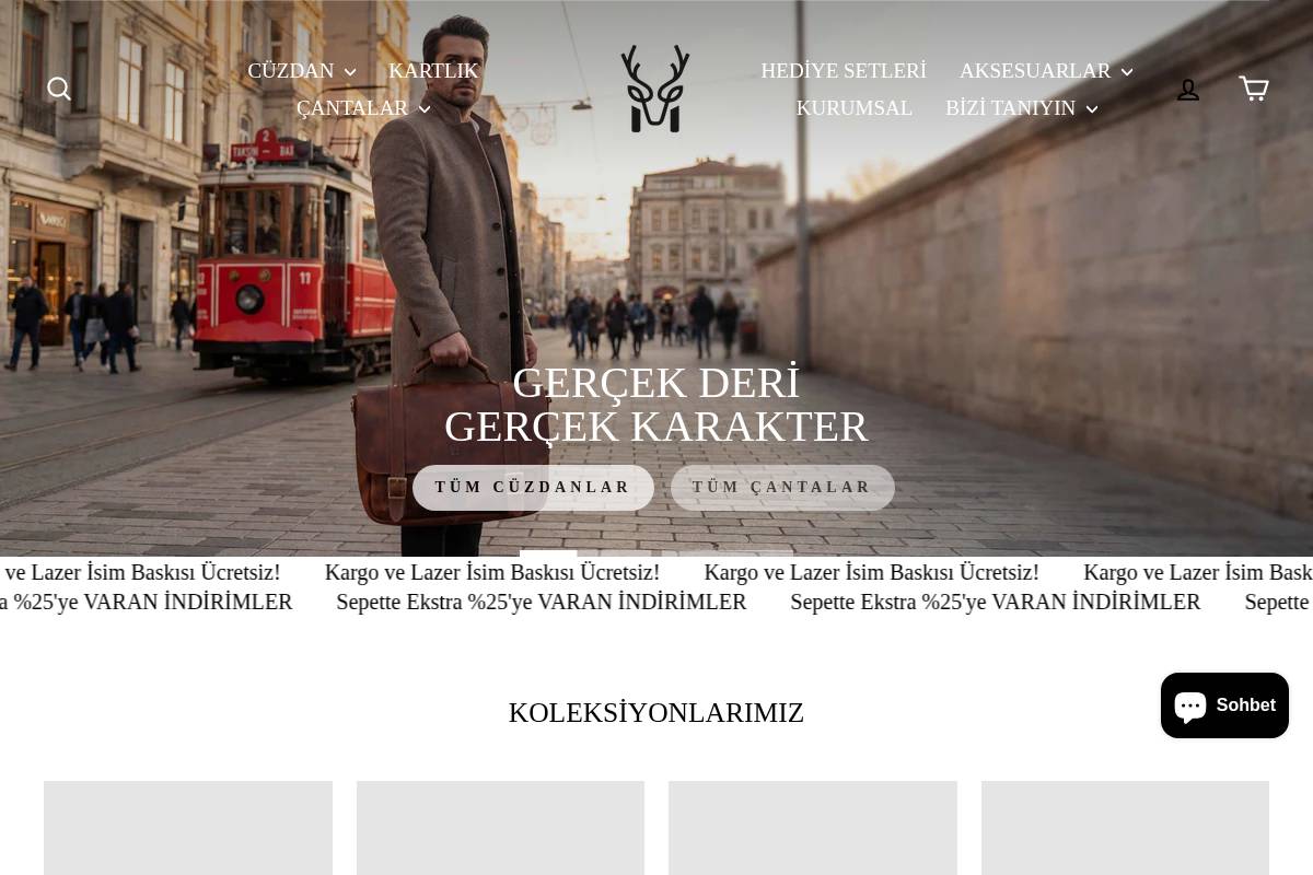 Modica Deri homepage screenshot