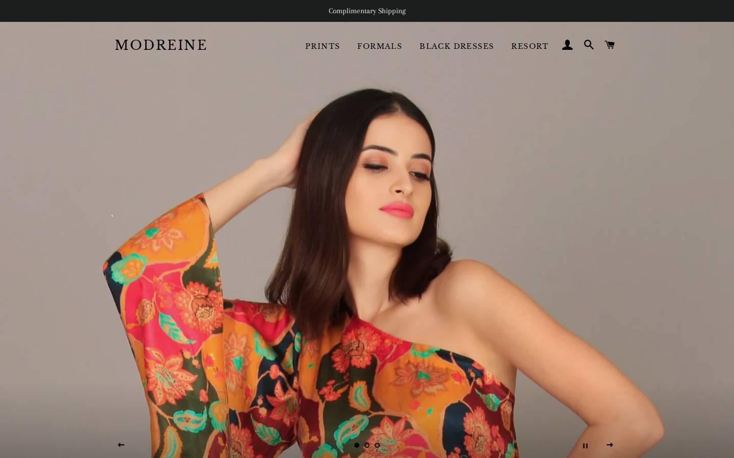 modreine.com homepage screenshot