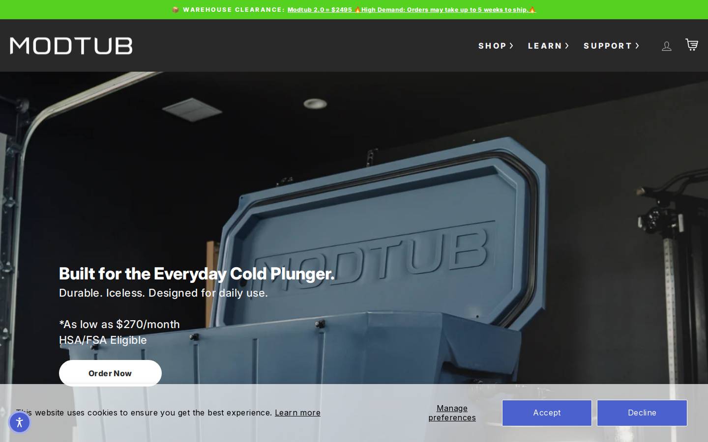 modtub.co homepage screenshot