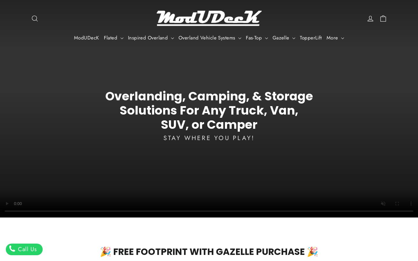 modudeck.com homepage screenshot