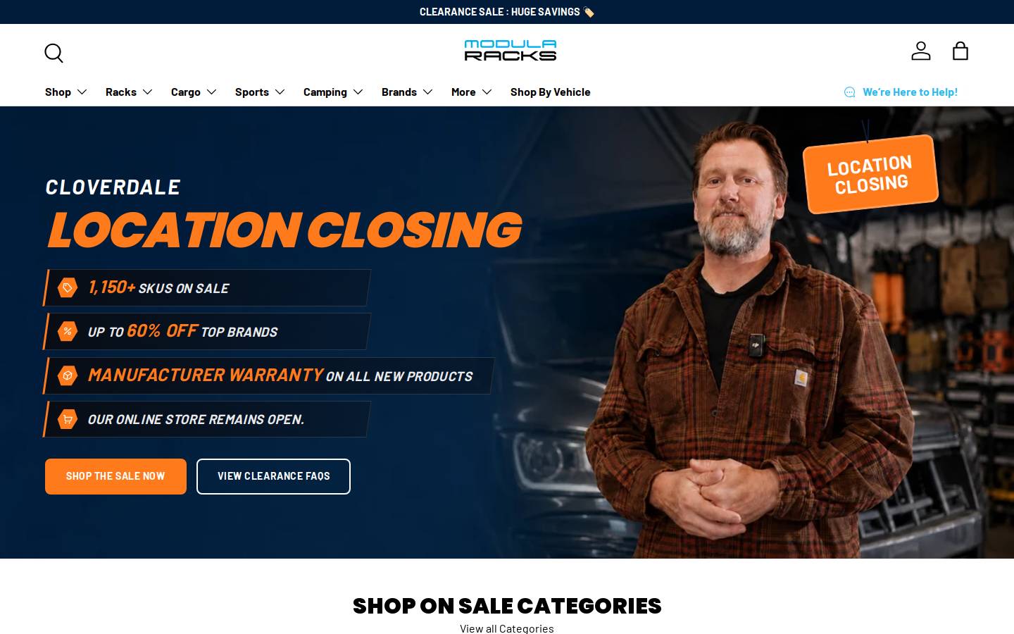 modularacks.ca homepage screenshot