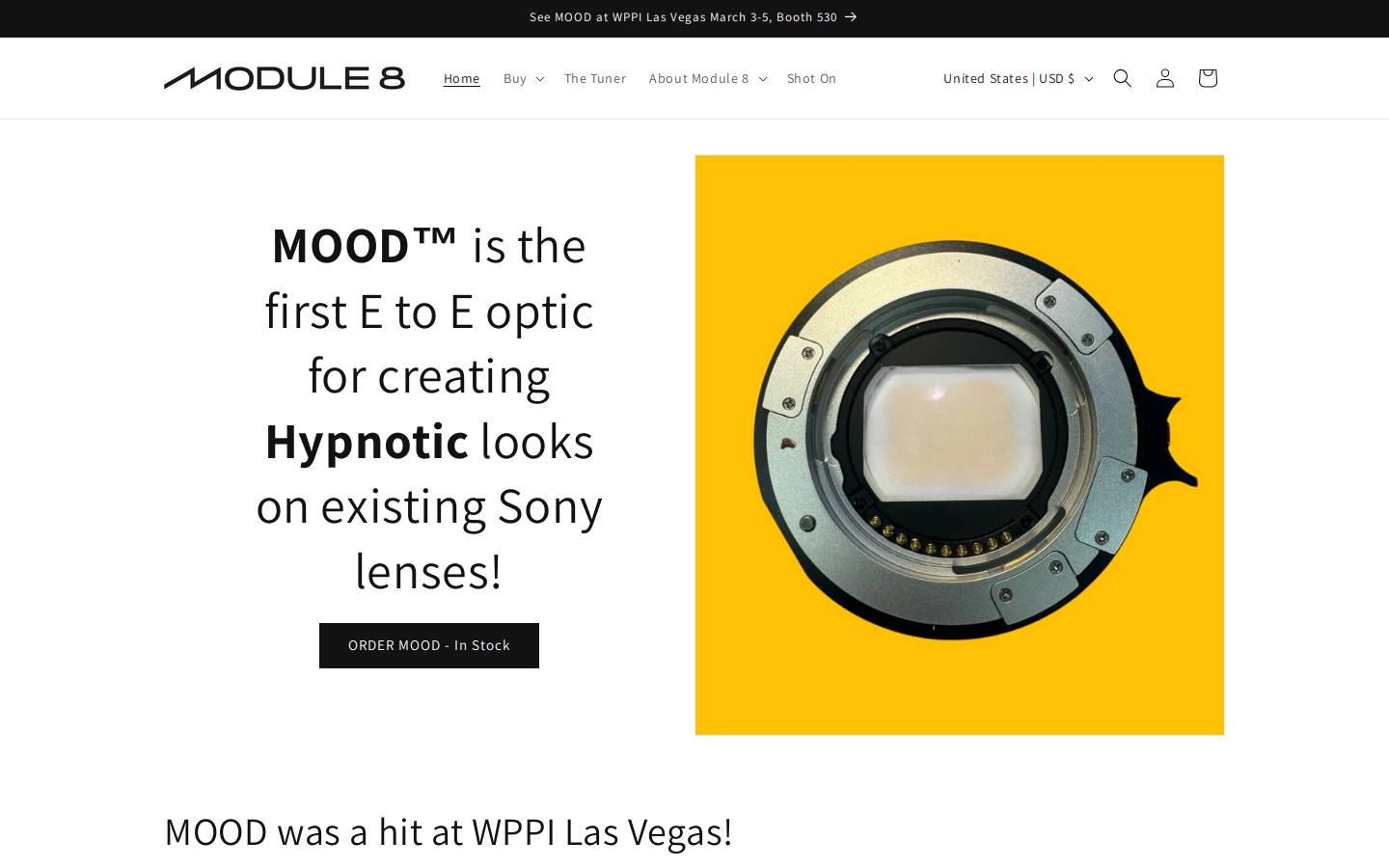 module-8.com homepage screenshot