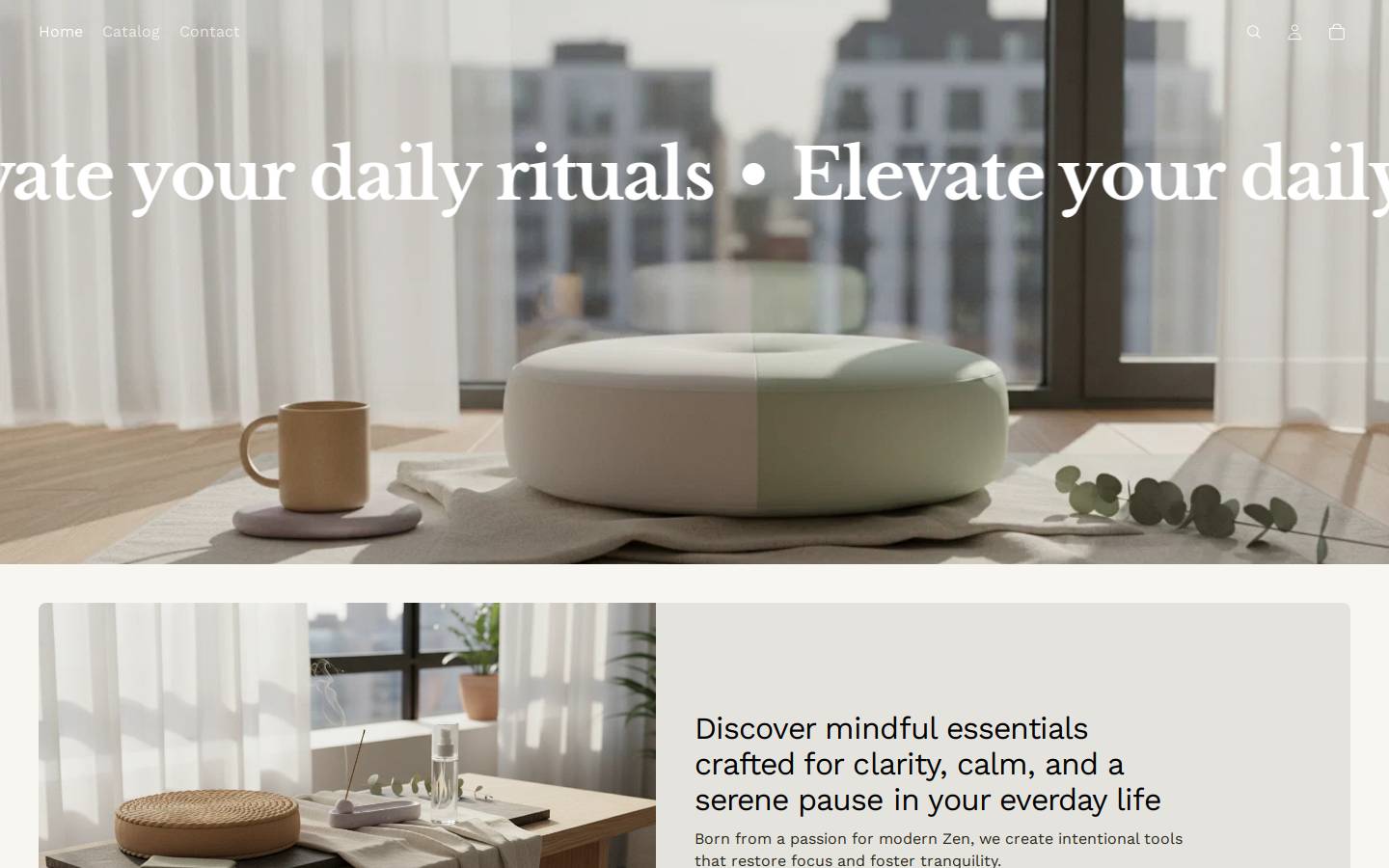 moduzenliving.com homepage screenshot