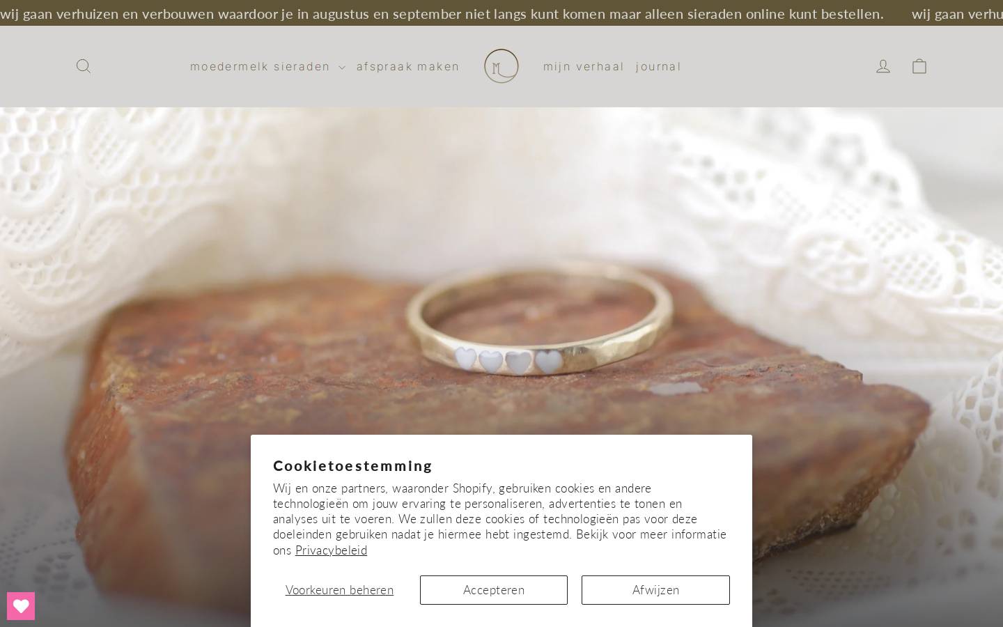 moedersmooistesieraden.nl homepage screenshot