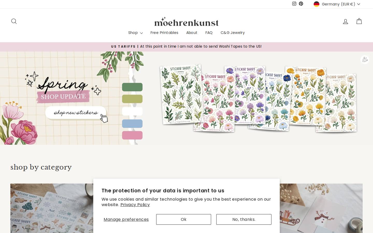 moehrenkunst.de homepage screenshot