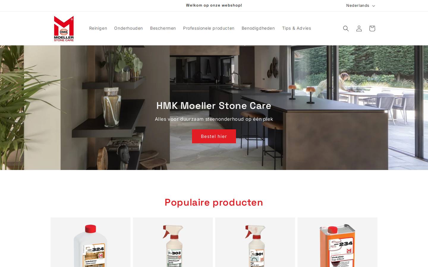 moellerstonecare.be homepage screenshot