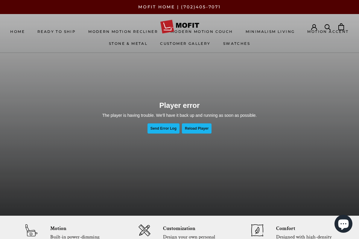 MoFit Home homepage screenshot