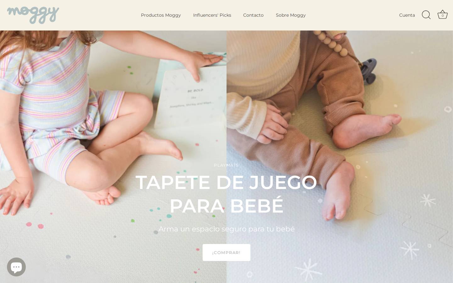 moggybaby.com homepage screenshot