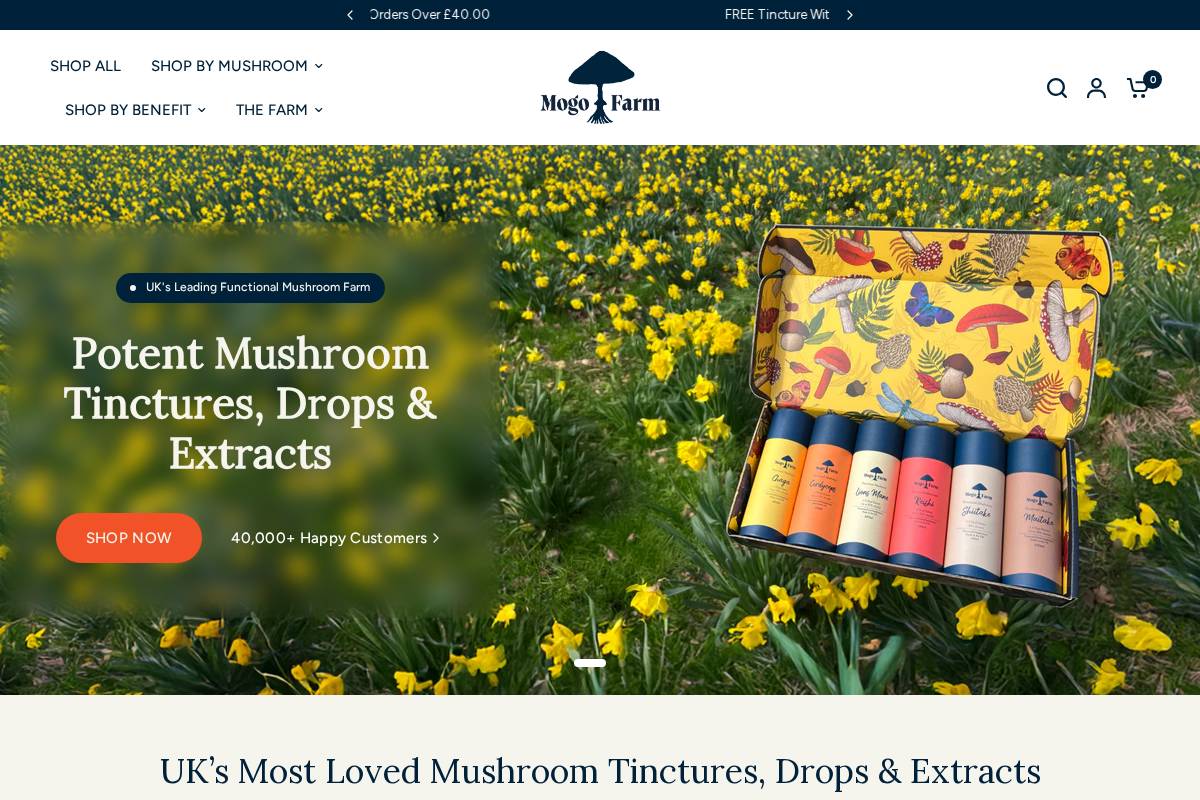 mogofarm.co.uk homepage screenshot