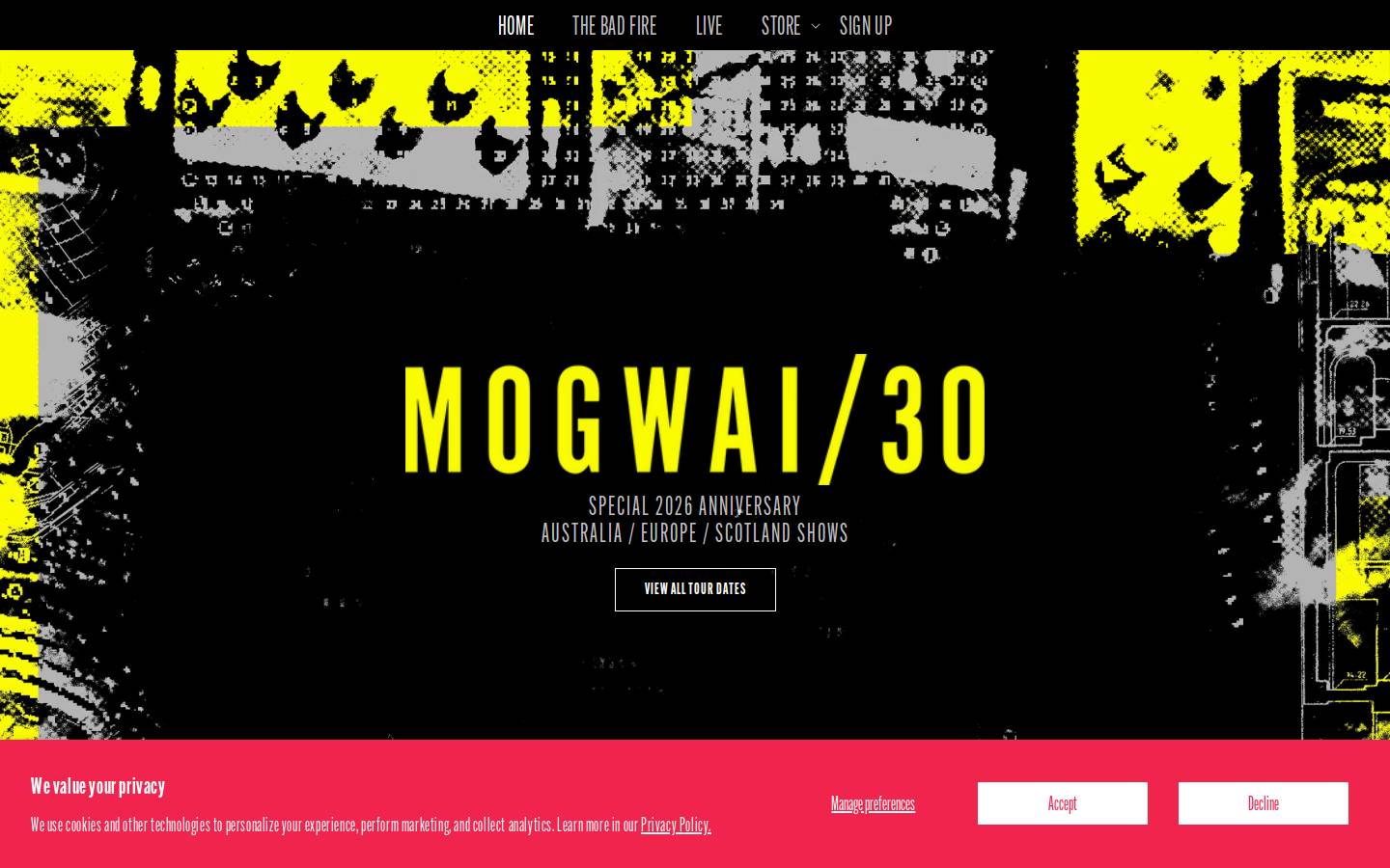 mogwai.scot homepage screenshot