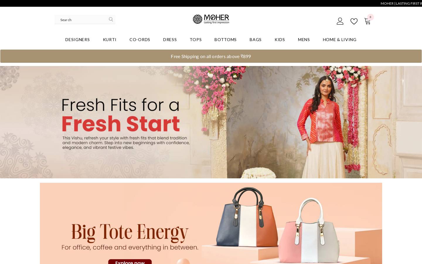moher.in homepage screenshot
